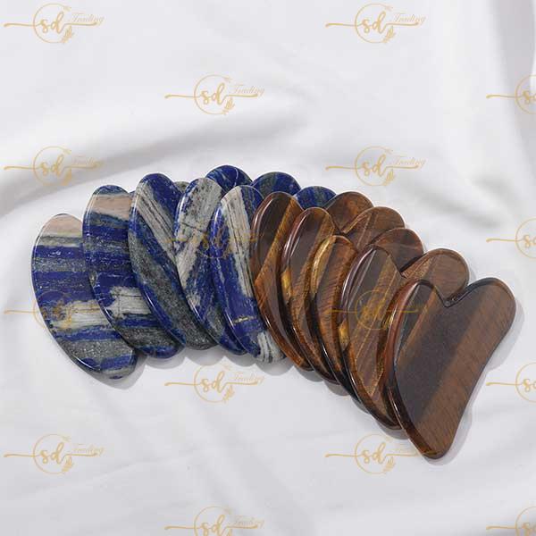 Tiger Eye & Lapis Gua Sha Facial Massager