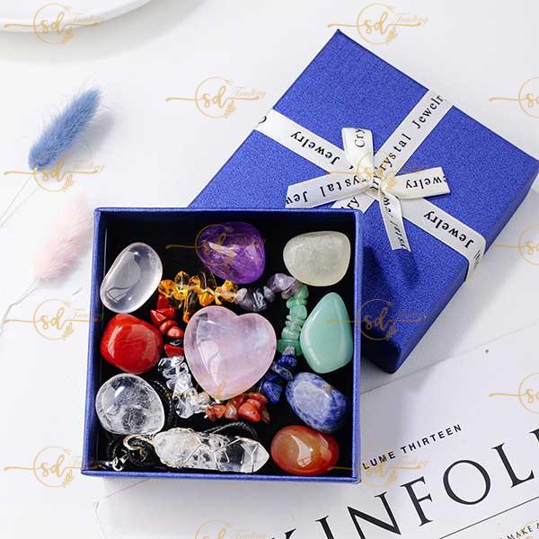 Natural Healing Semi-Precious Stone 7 Chakra Gift Set