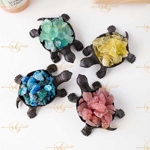 Raw Stone Turtle Cluster