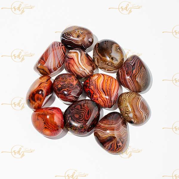 Natural Sardonyx Agate Palm Stone