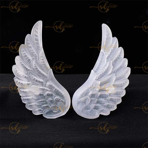 White Selenite Angel Wings
