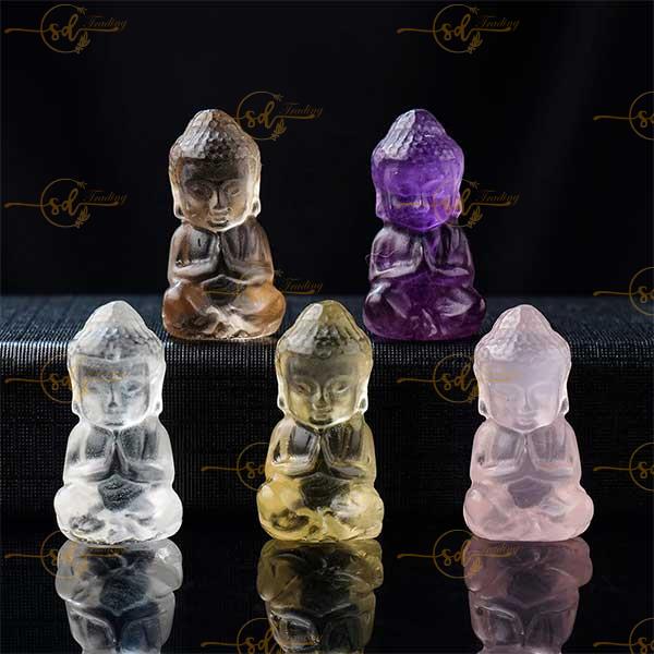 Natural Crystal Buddha Carving