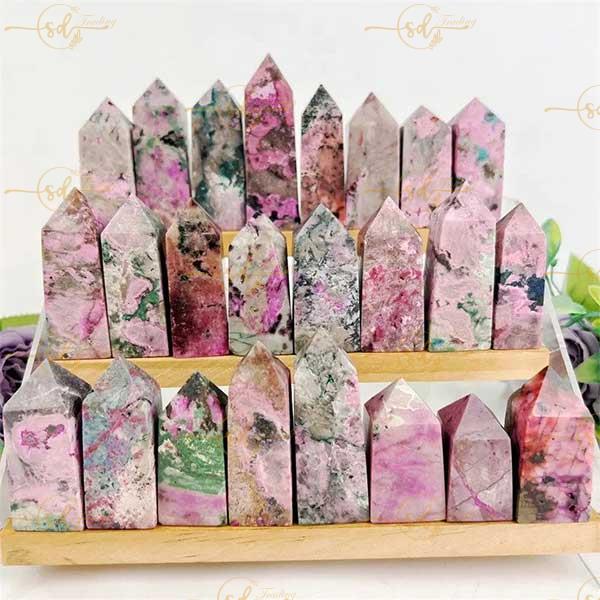 Cobalt Calcite Towers