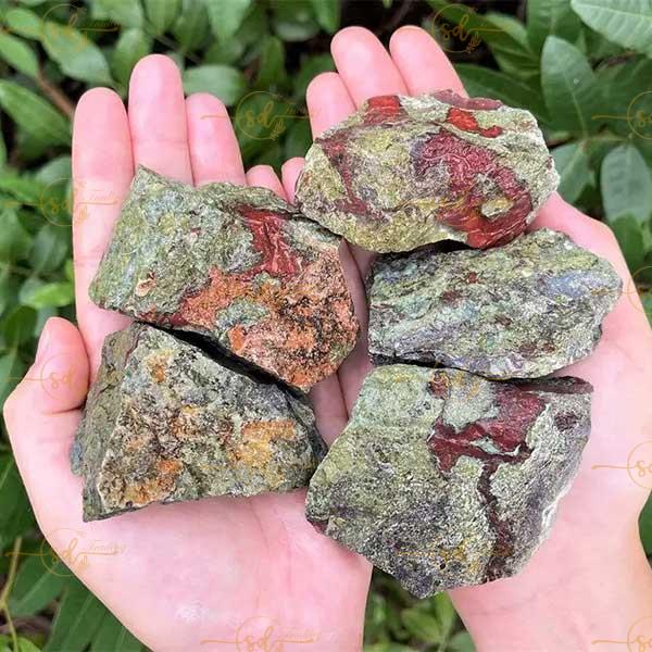 Rough Raw Dragon Blood Jasper Stone