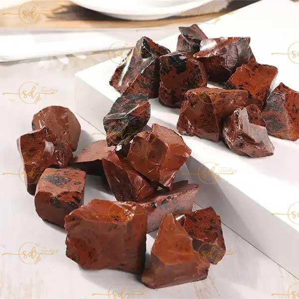 Rough Raw Red Obsidian Stone