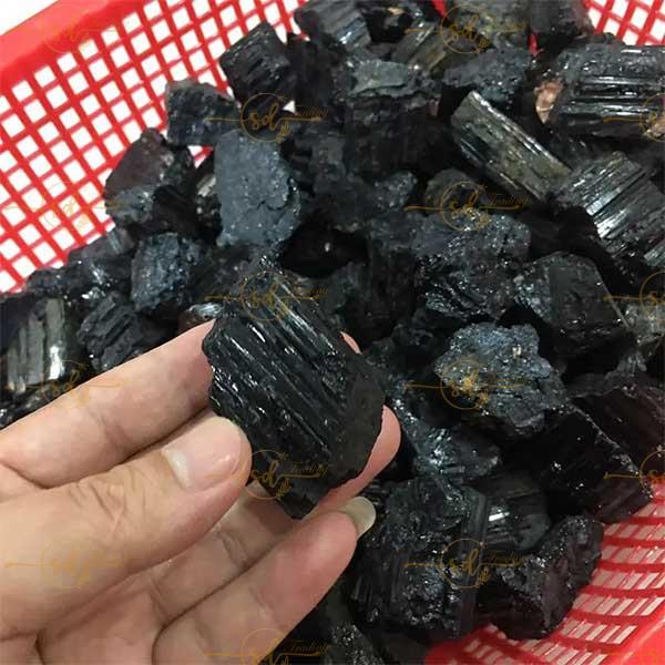 Rough Raw Black Tourmaline Stones